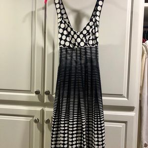 Black and white dress
